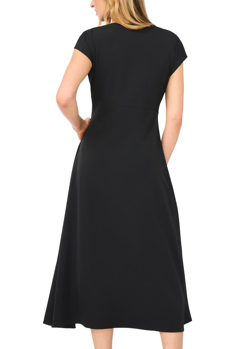 Cowl Neck Midi Dress, Alternate, color, RICH BLACK