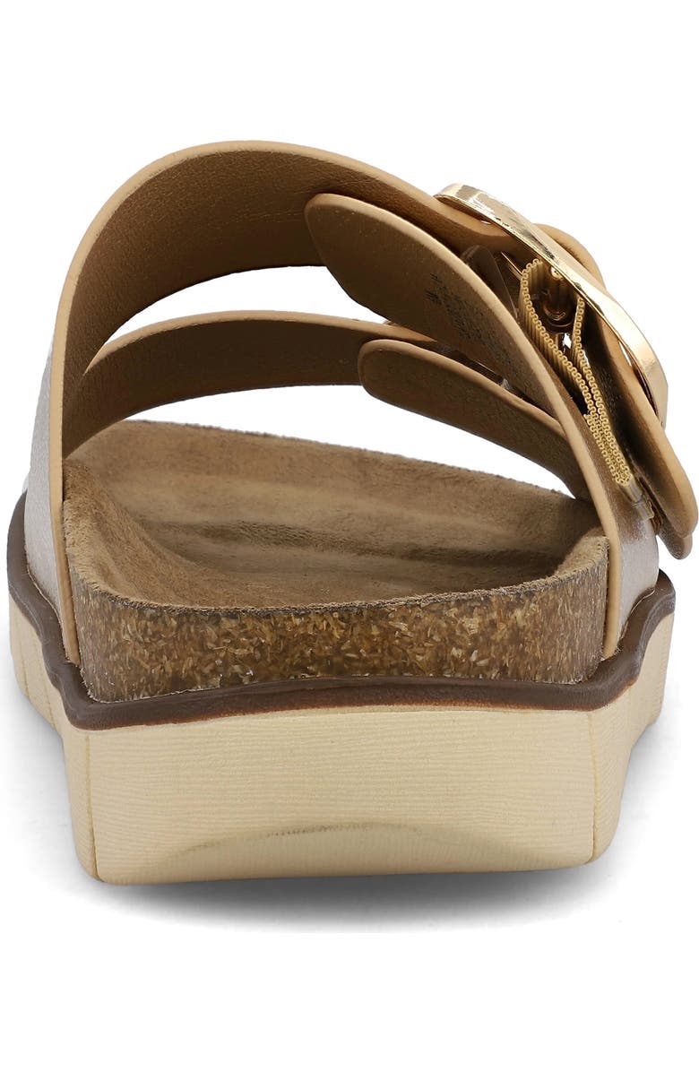 MIA AMORE Mylaa Slide Sandal - Wide Width, Alternate, color, Gold