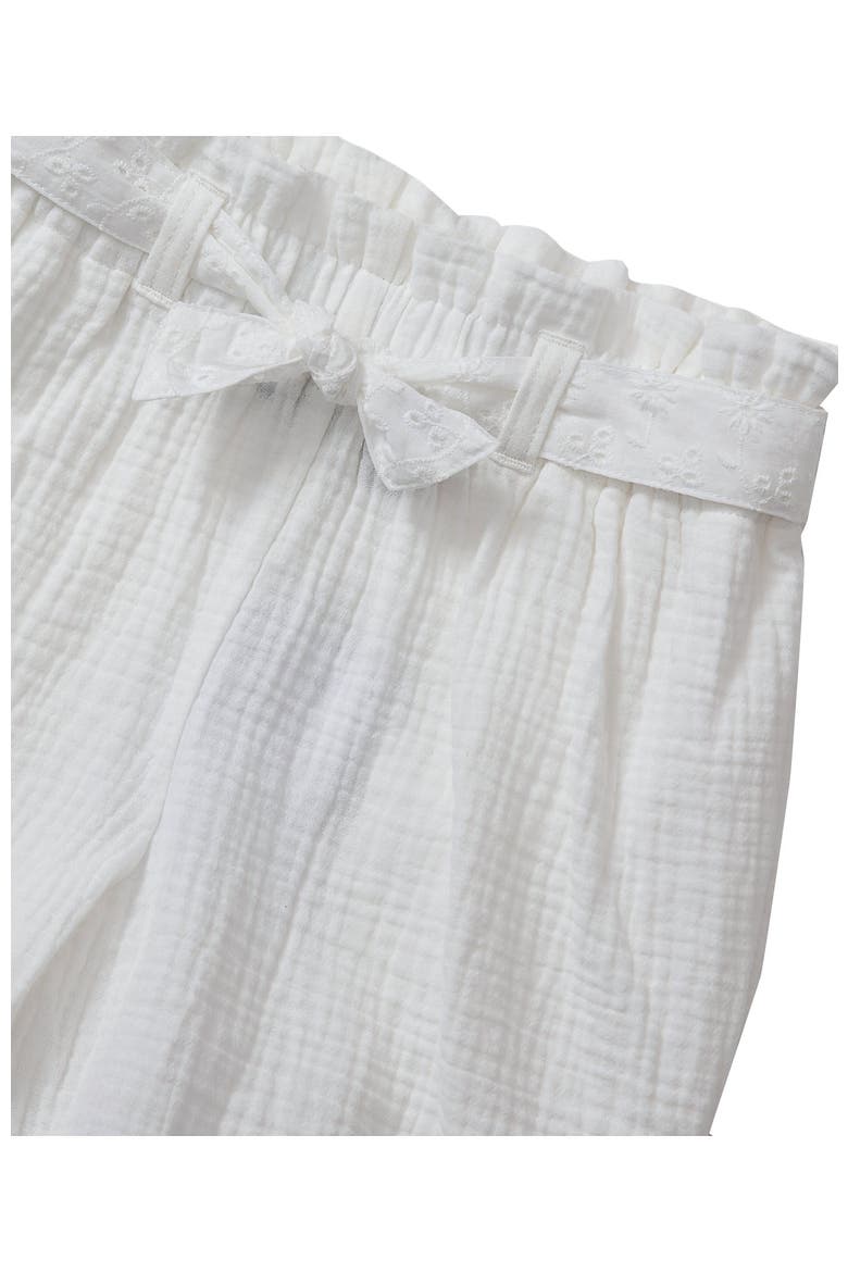 Girls Pull On Solid Shorts, Alternate, color, White