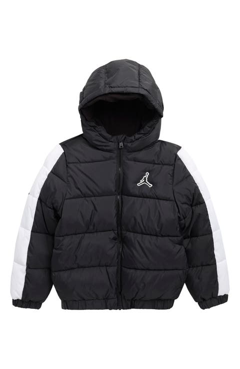 Colorblock Puffer Jacket