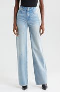 PAIGE Sasha High Waist Wide Leg Jeans