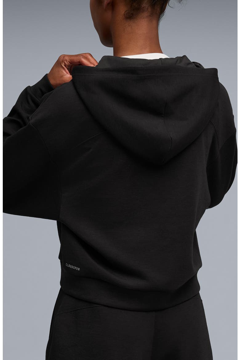 CLOUDSPUN Zip Hoodie, Alternate, color, PUMA BLACK