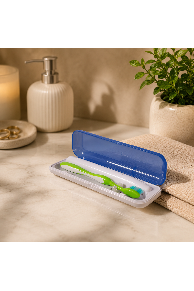 3-Pack Portable UV Toothbrush Sanitizers, Alternate, color, Blue