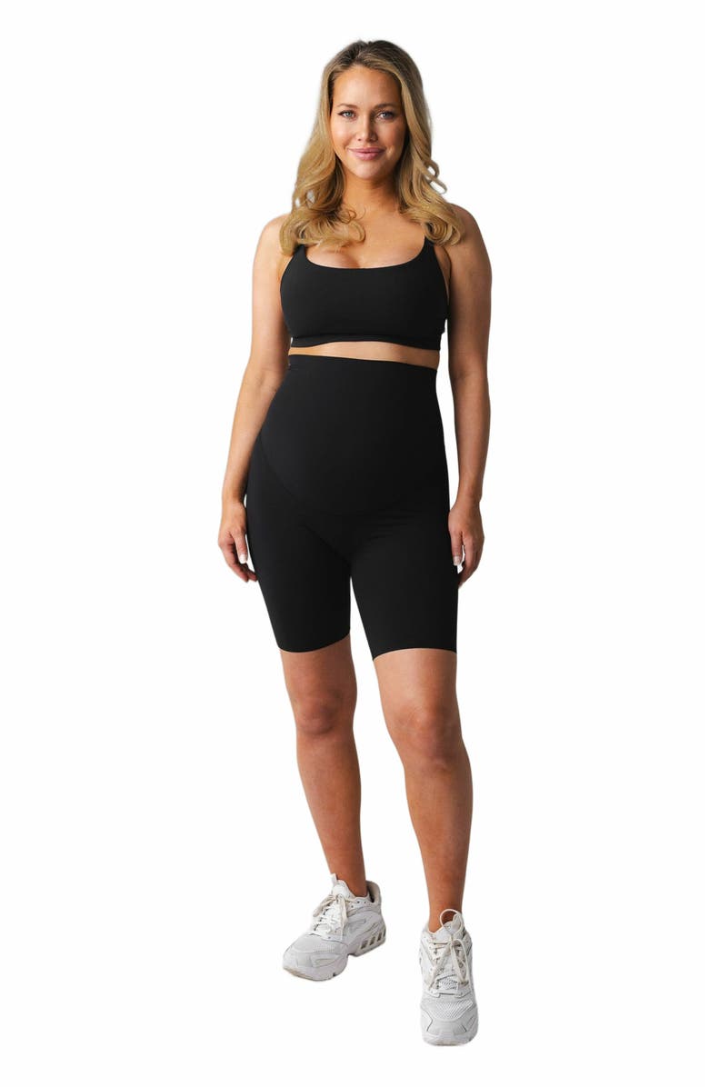 Vitality Cloud II II Maternity Biker Short, Alternate, color, Midnight
