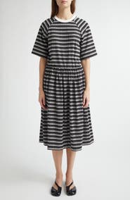 Undercover Print Mock Two-Piece Dress