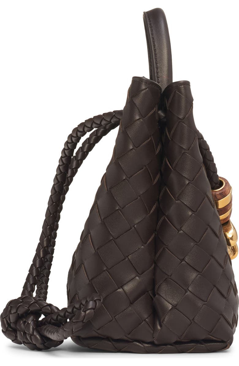 Bottega Veneta Small Andiamo Bead Intrecciato Leather Top Handle Bag, Alternate, color,