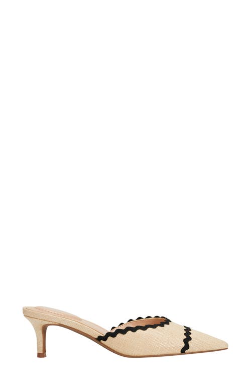 BANDOLINO BANDOLINO MY MY SCALLOPED KITTEN HEEL PUMP