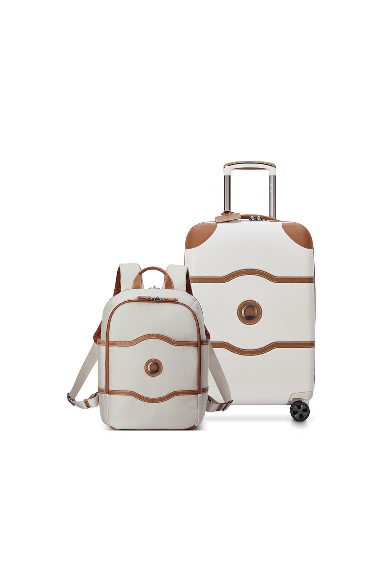Chatelet Air 2.0 2 Piece Set Backpack & 21" Carry On Spinner Luggage, Main, color, Angora