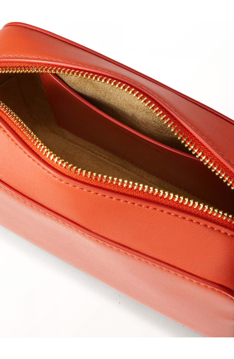 Veronica Beard Boxy Chain Leather Crossbody Bag, Alternate, color,