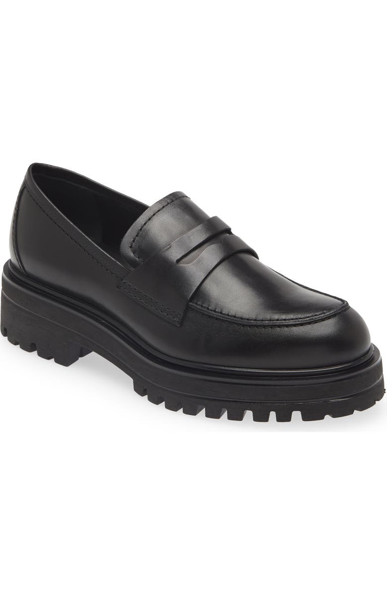 La Canadienne Reese Platform Penny Loafer, Main, color,