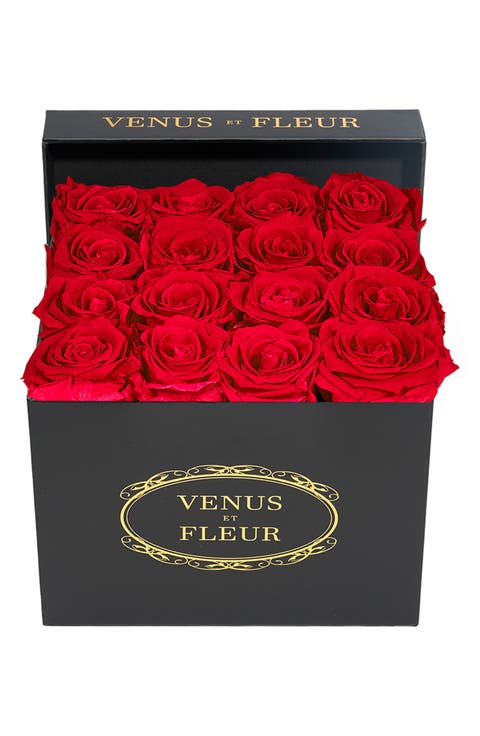 Classic Small Square Eternity Roses