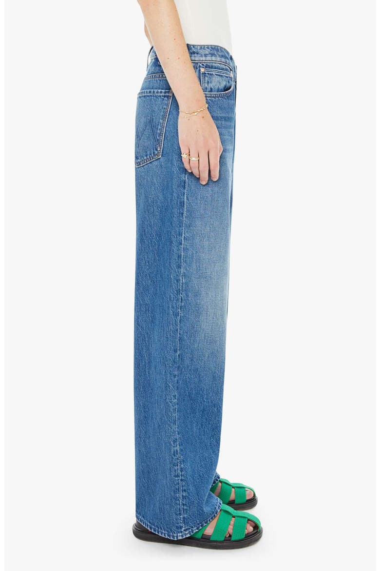 The Dodger Button Flood Relaxed Straight Leg Jeans, Alternate, color, GREEN THUMB
