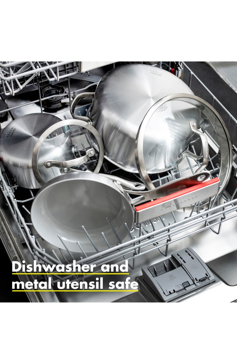 GreenPan Venice Pro 11-Inch Stainless Steel Ceramic Nonstick Fry Pan, Alternate, color,