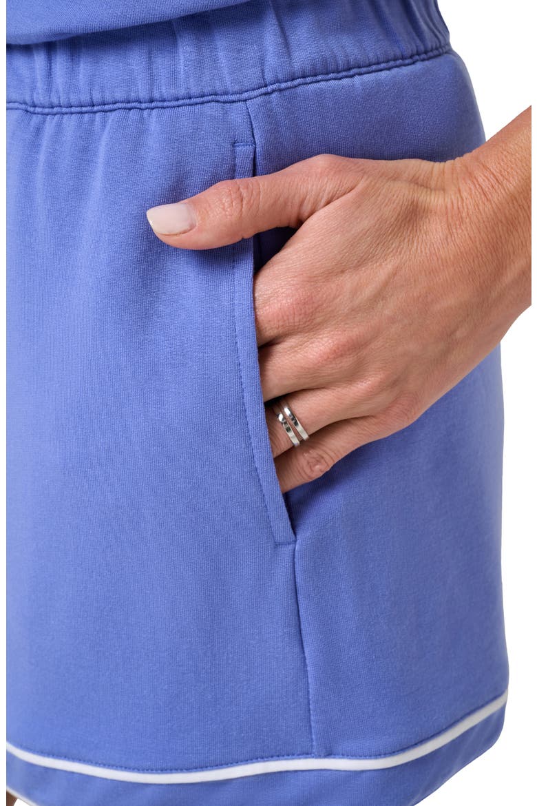Cloud Terry Varsity Shorts, Alternate, color, BAJA BLUE