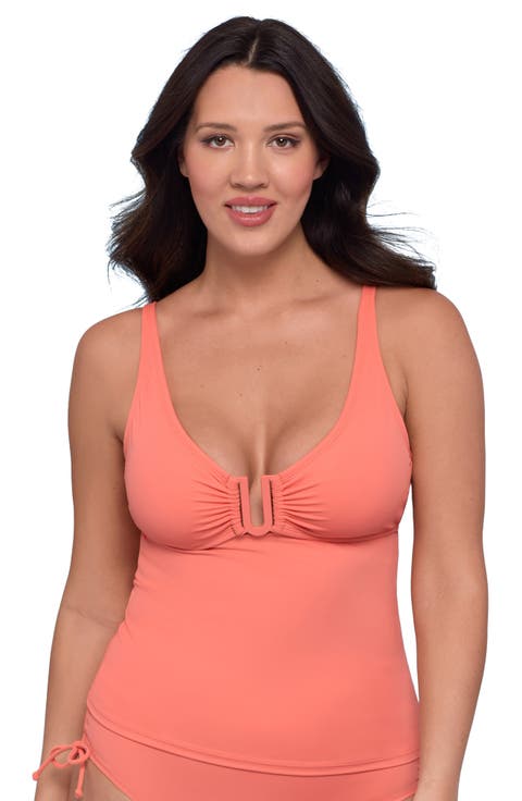U-Wire Adjustable Tankini Swim Top