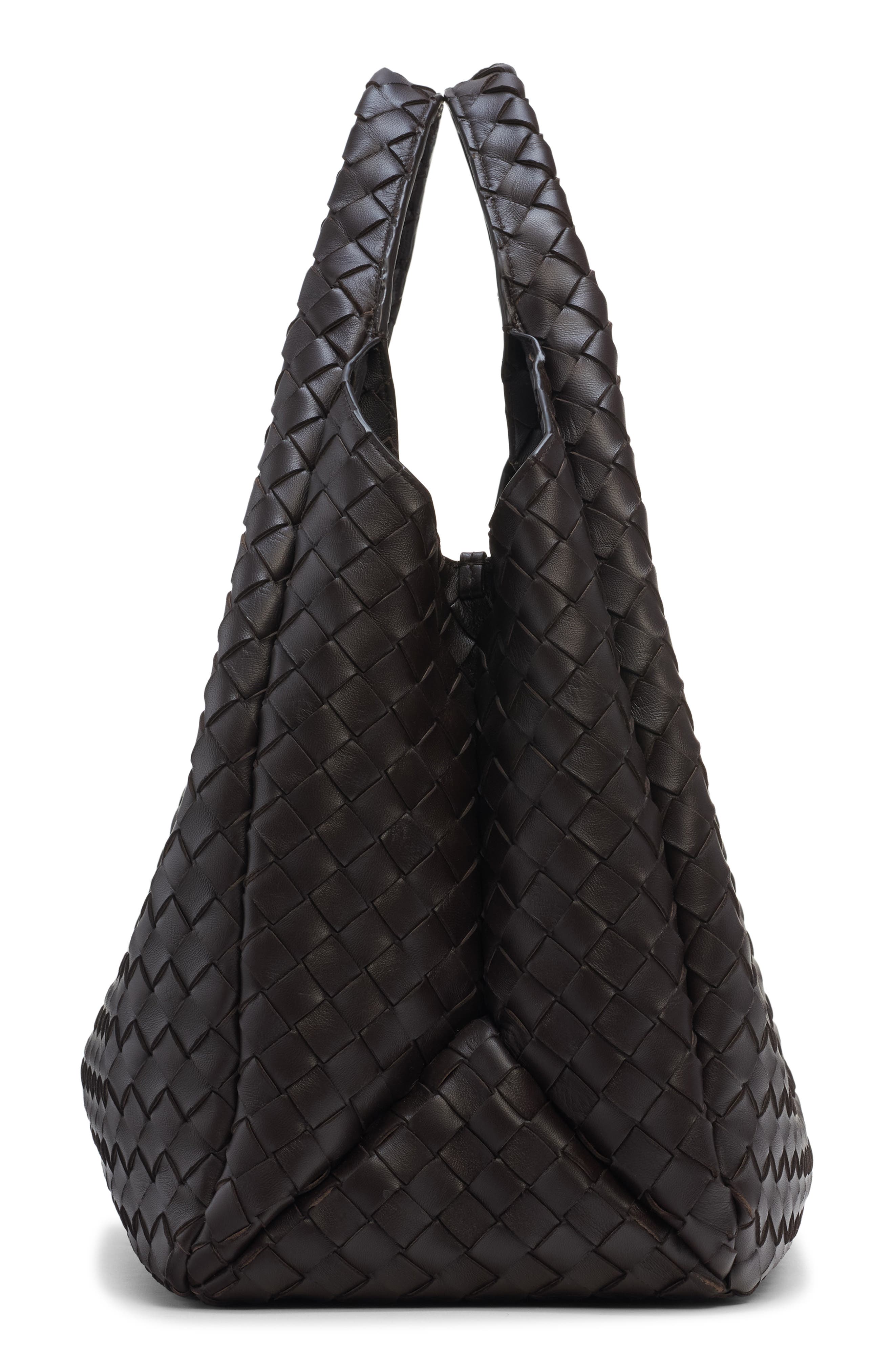 Bottega Veneta Large Campana Leather Tote, Alternate, color, 2190 Fondant-M Brass