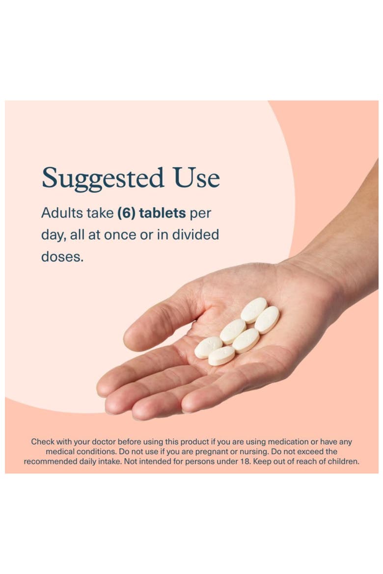 Hair Collagen Keratin Strength Support Supplement Tablets 120 tablets, Alternate, color, None