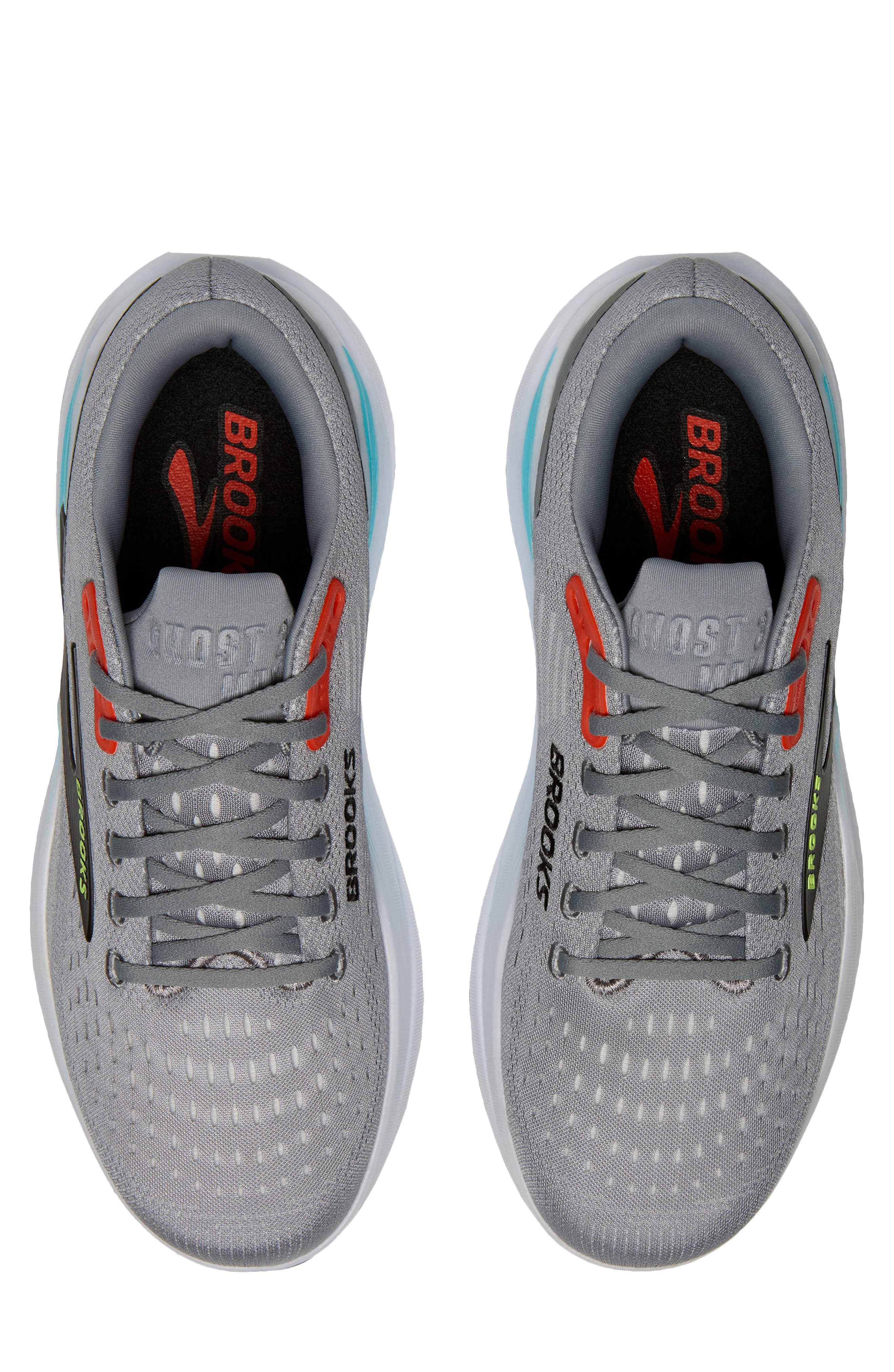 Ghost Max 3 Running Shoe, Alternate, color, PRIMER GREY/ ANTARCTICA/ RED