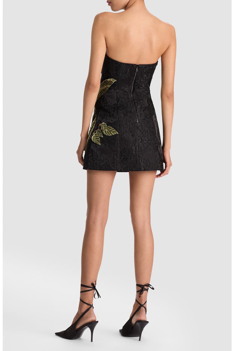 Katia Embellished Strapless Minidress, Alternate, color, SOFT TULIP BLACK