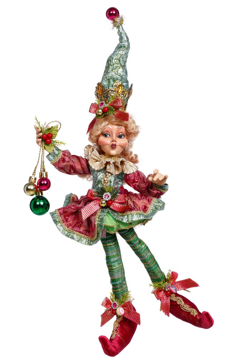 Mark Roberts North Pole Joyful Elf, Small, Main, color, Raspberry