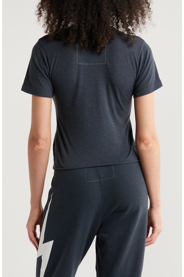 Bolt Crop Tee, Alternate, color, CHARCOAL