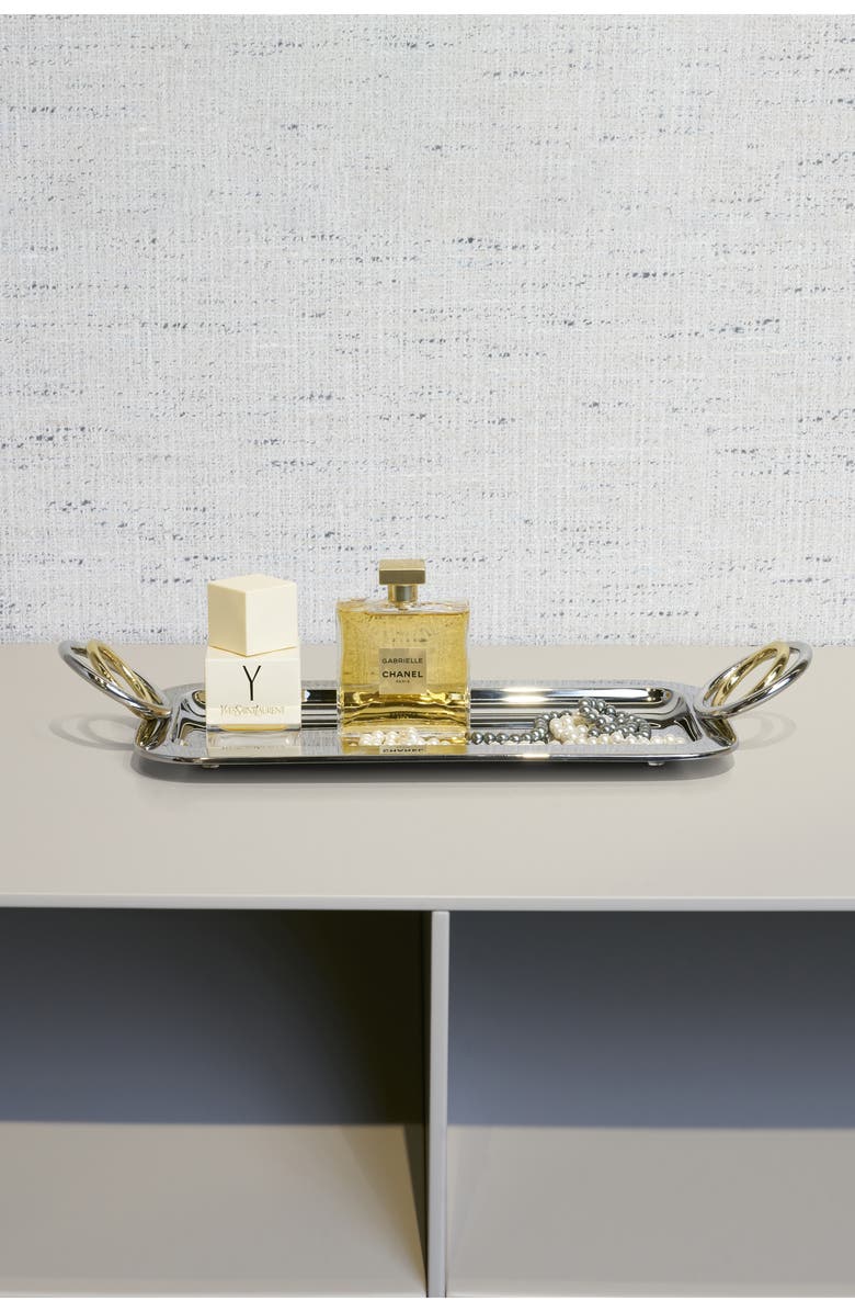 ANNA New York Ring Small Serving Tray, Alternate, color, Silver And Gold