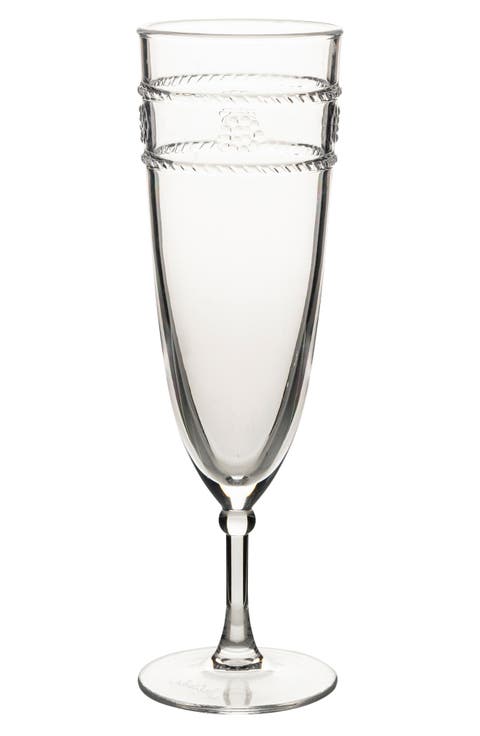 Isabella Acrylic Champagne Flute