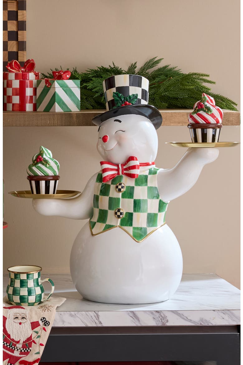 Check It Out Snowman Butler, Alternate, color, WHITE