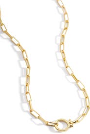 Mint & Lily Mint Paperclip Necklace