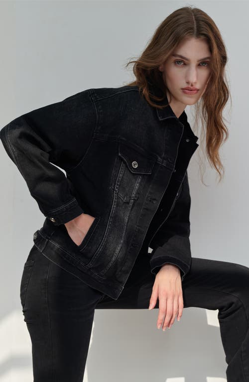 Bayeas Oversize Denim Jacket In Blue