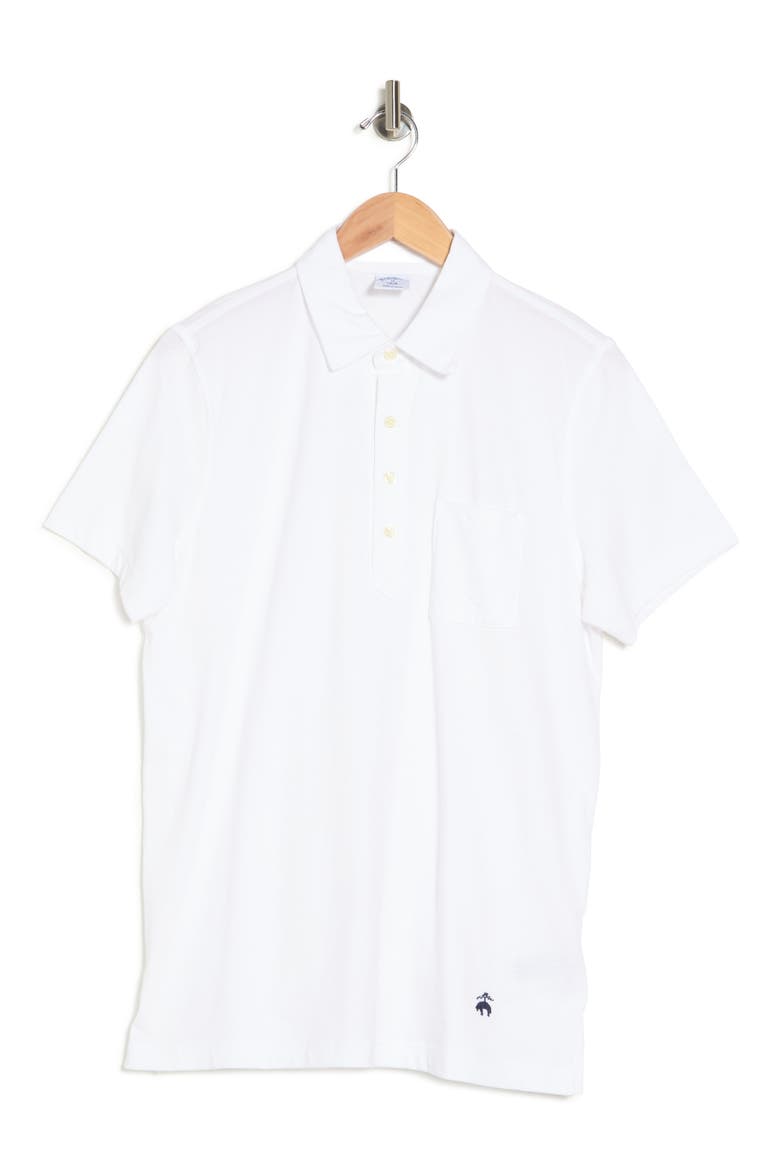 Cotton Jersey Solid Pocket Polo, Alternate, color, WHITE