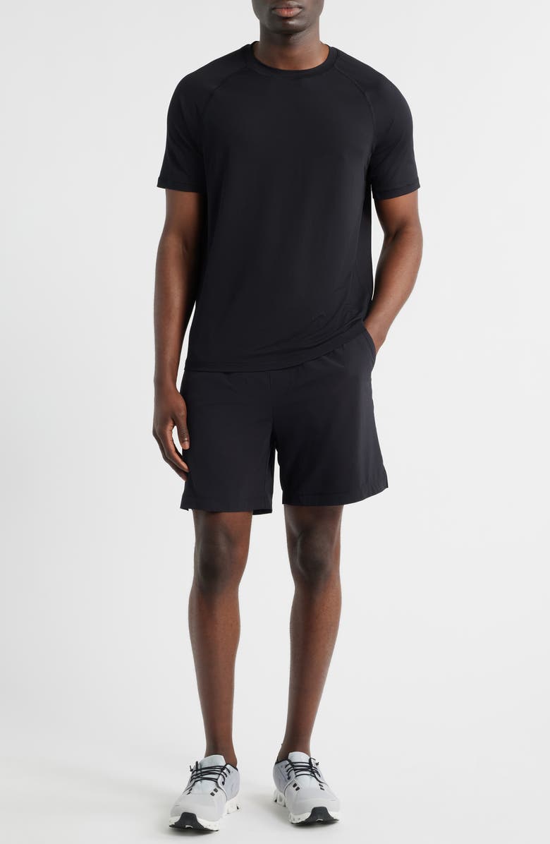 Zella Circuit 7-Inch Training Shorts, Main, color, Black