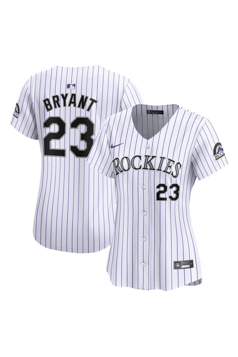 Women's Nike Kris Bryant White Colorado Rockies Home Limited Player Jersey, Main, color, White