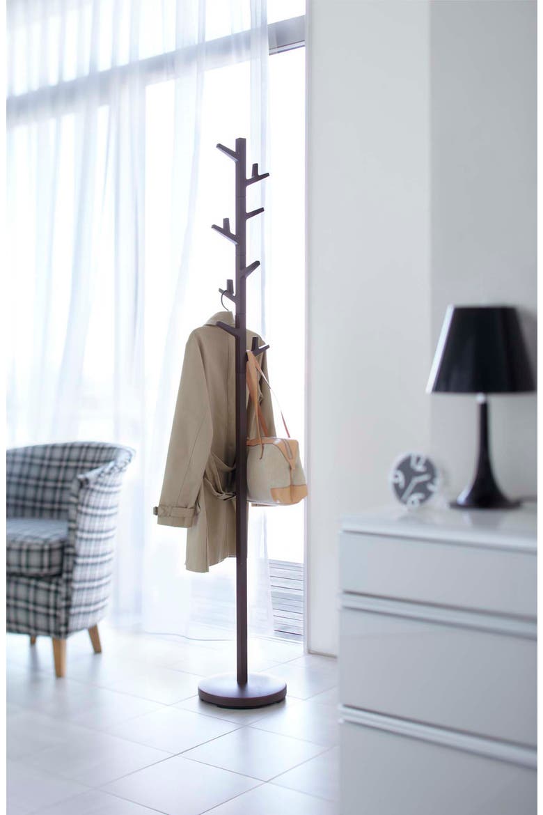 Branch Coat Hanger, Alternate, color, BROWN