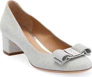 FERRAGAMO Salvatore Ferragamo Vara Bow Glitter Pump