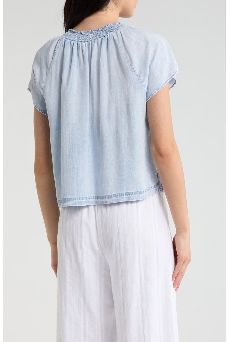 Meadow Indigo Top, Alternate, color, BLEACHED INDIGO BLUE