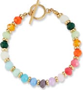 SPHERA MILANO Multicolor Beaded Toggle Bracelet