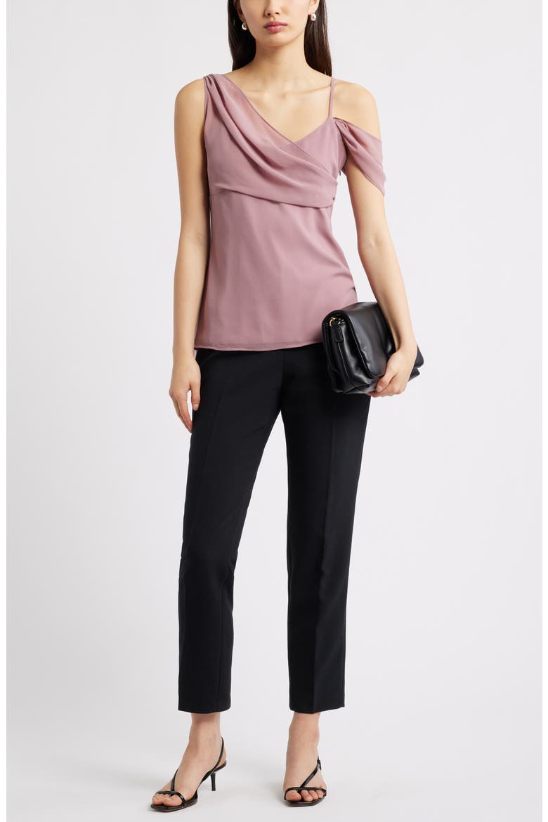 Drape Scarf Top, Alternate, color, PURPLE WISTFUL