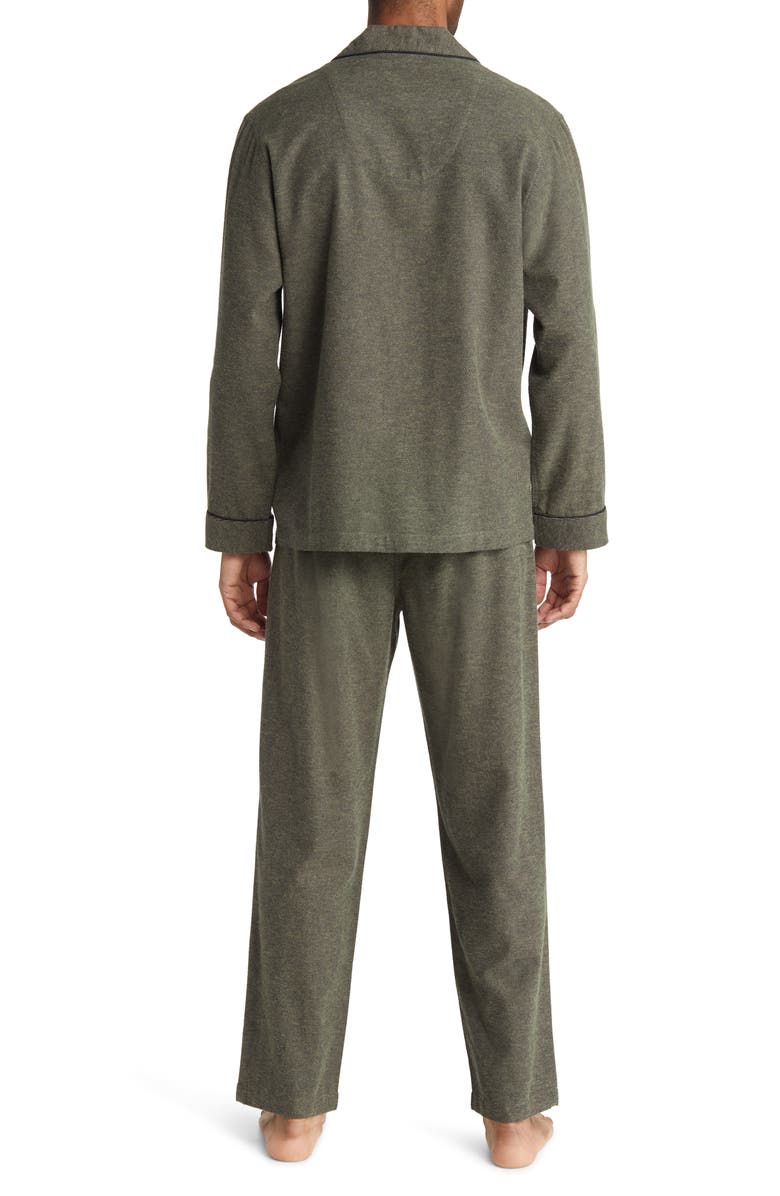 Majestic International Citified Cotton Pajamas, Alternate, color, Olive