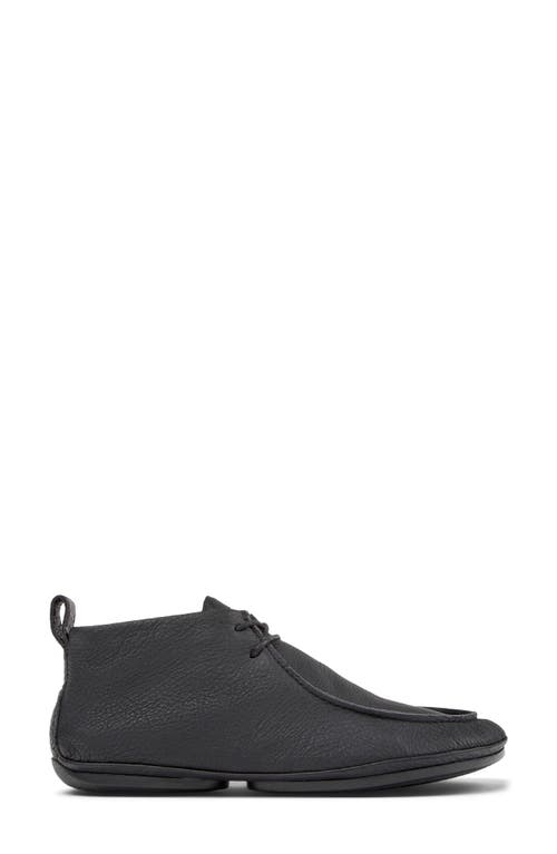 Camper Right Nina Leather Desert Boots In Black