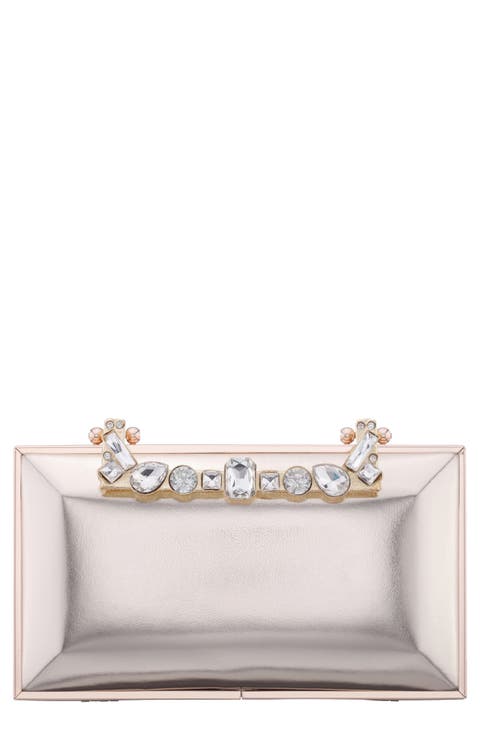 Boujee Crystal Lace Clutch