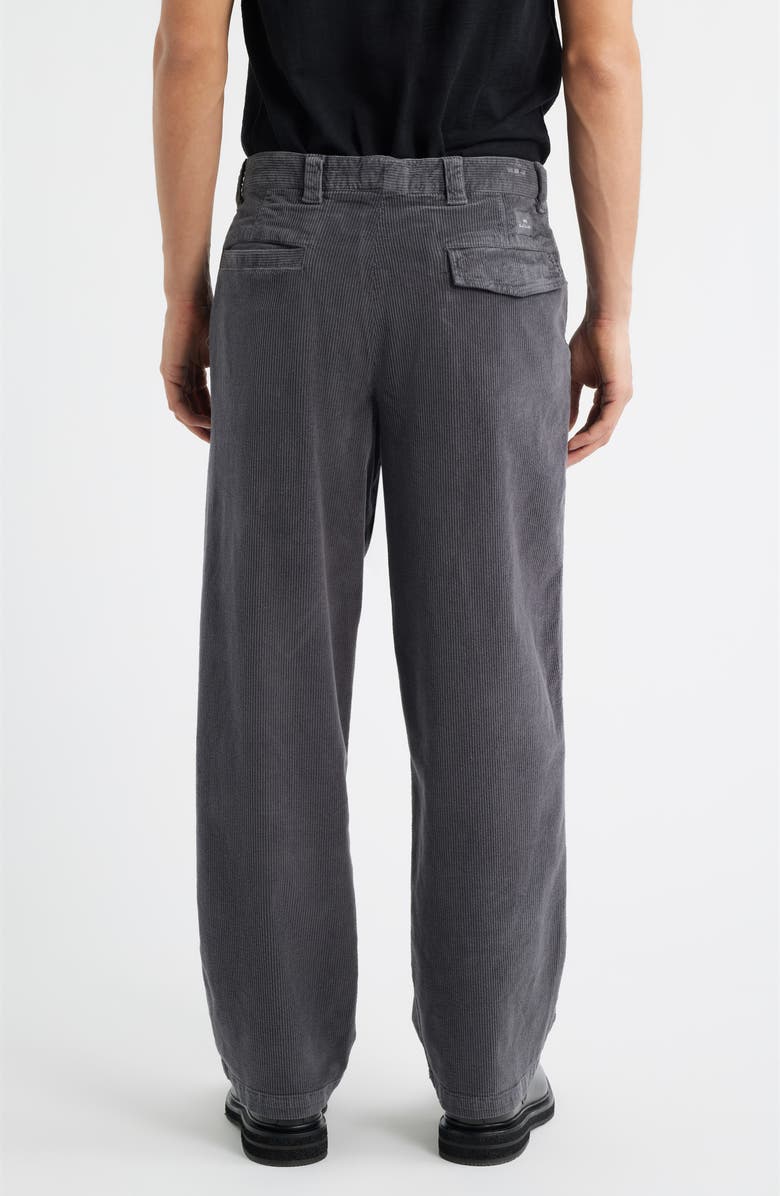 PS Paul Smith Stretch Organic Cotton Corduroy Workwear Chinos, Alternate, color, Slate