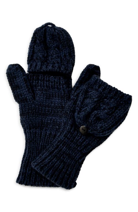 Marl It Pop Top Mittens
