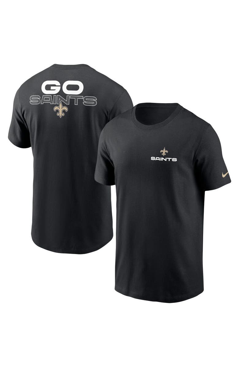 Nike Men's Nike Black New Orleans Saints Local Phrase T-Shirt, Alternate, color, Black