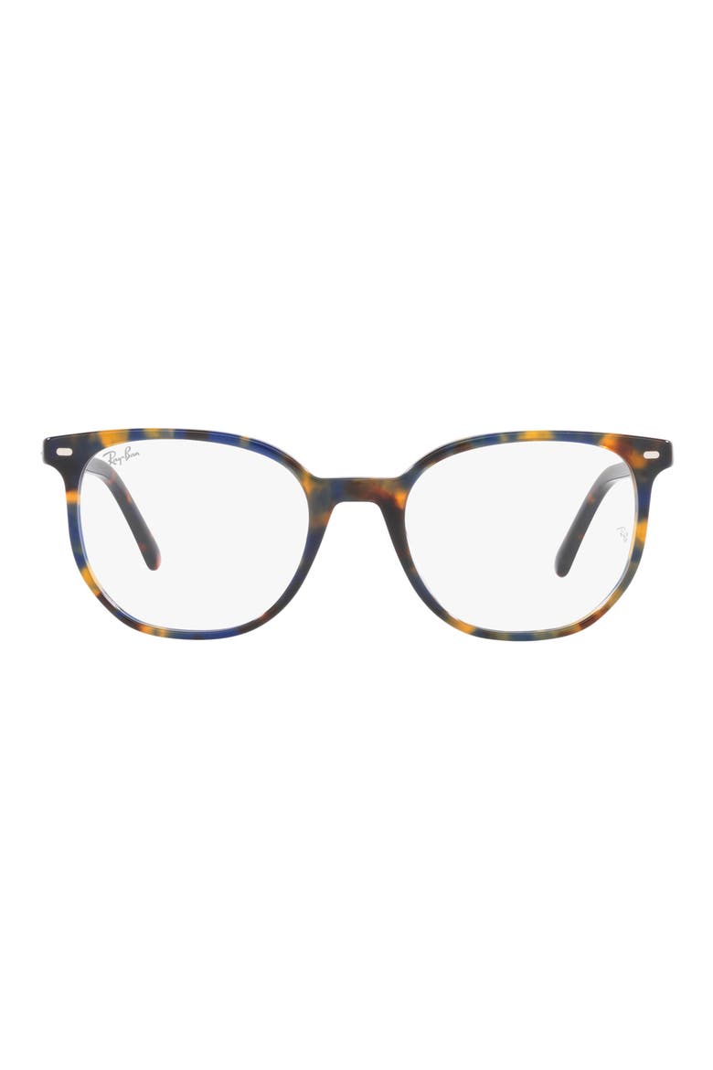 Elliot 50mm Irregular Optical Glasses, Main, color, YELLOW