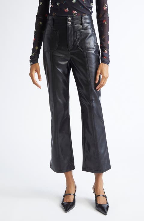 Dorothea Faux Leather Pants