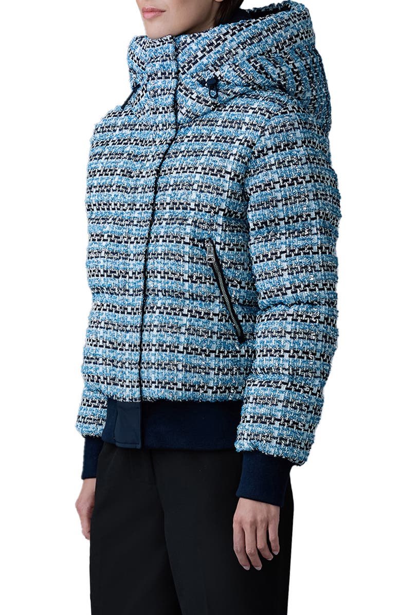 Mackage Shirley-TW 750 Fill Power Down Puffer Jacket, Alternate, color, Sky Blue Multi