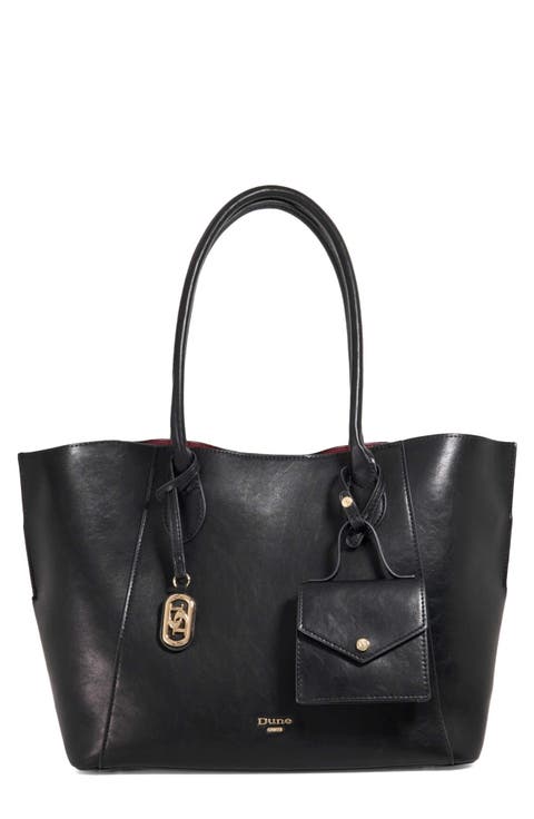 Dexterities Faux Leather Tote Bag
