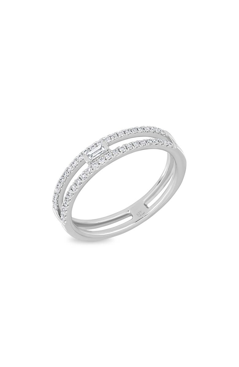 Bony Levy Double Band Diamond Ring, Main, color, 