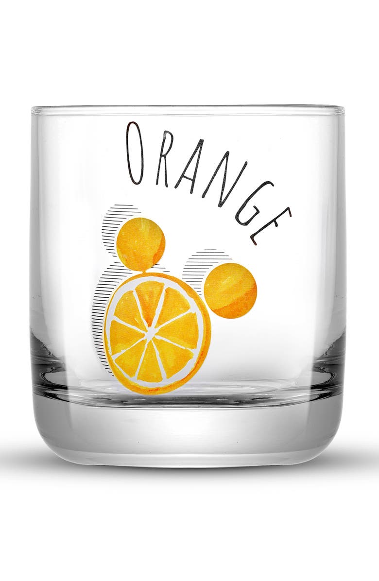 JoyJolt Disney Citrus Glasses - Set of 4, Alternate, color,